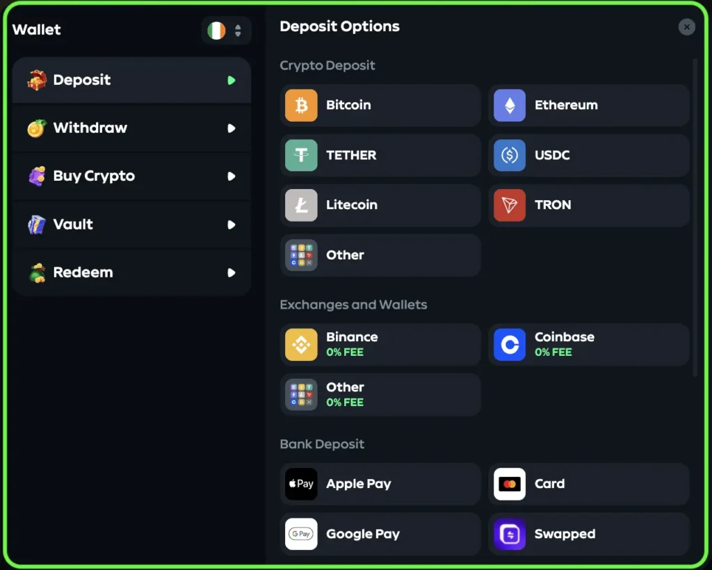 Gamdom Deposit