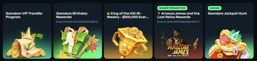 Promotions for Existing Player